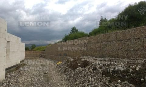 Assembly of the supporting gabion wall 48