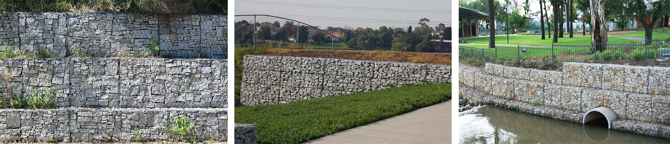 Woven gabions for stabilizing watercourses